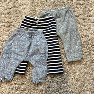 Baby Gap 3-6mo pants x3